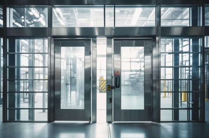 Porte automatique industrielle